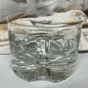Vintage Krosno Poland Elegant Clear Glass Bowl